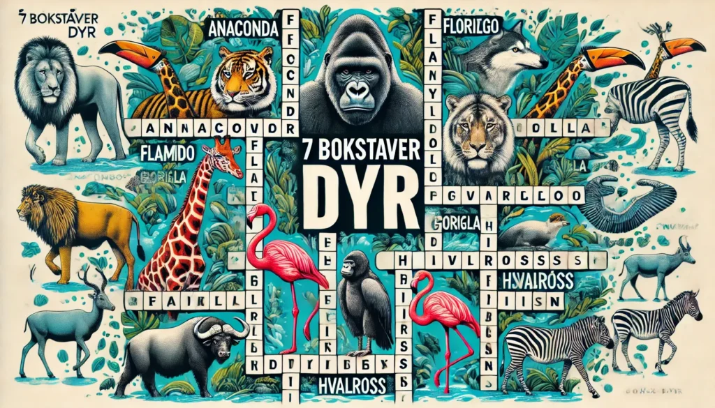 7 Bokstaver Dyr