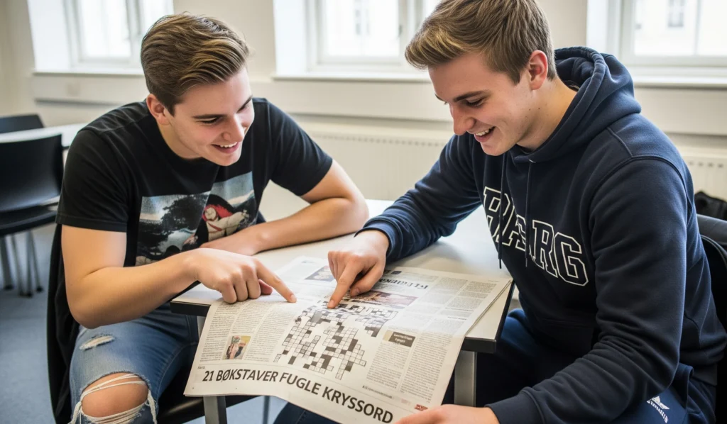 21 Bokstaver Fuglen Kryssord