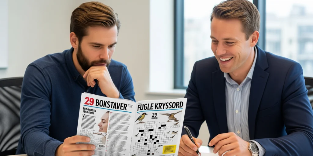 29 Bokstaver Fugl Kryssord