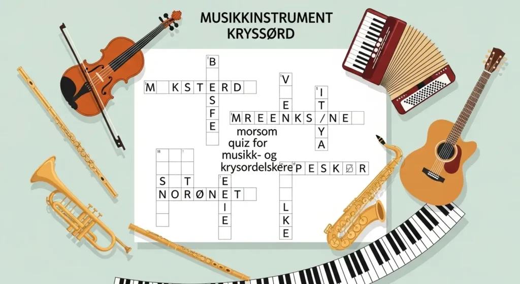 Musikkinstrument Kryssord