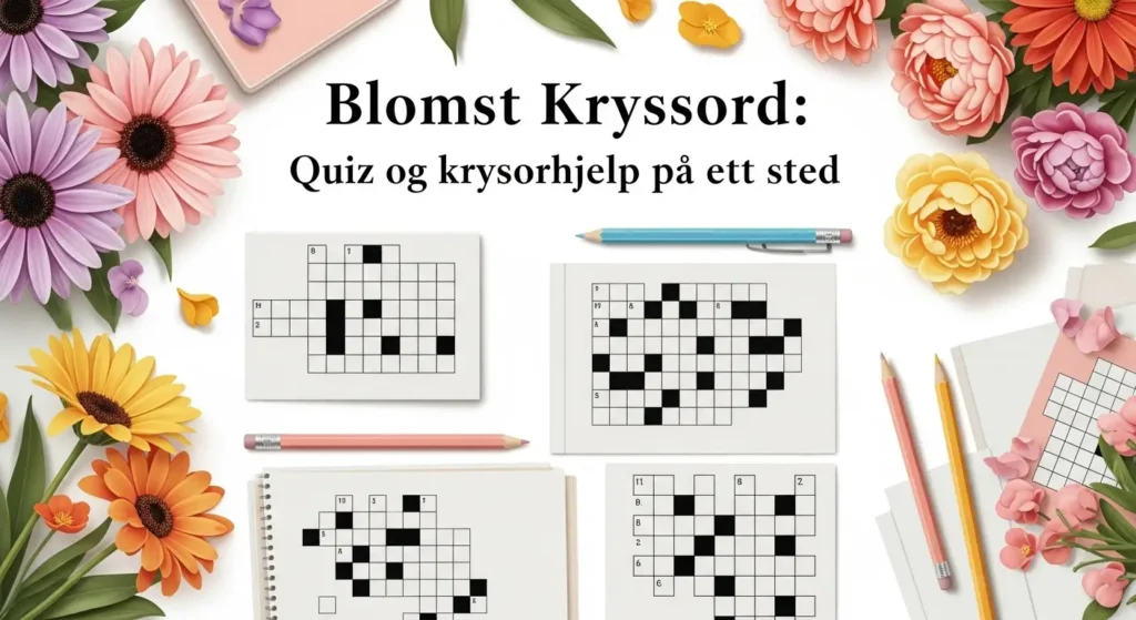 Blomst Kryssord