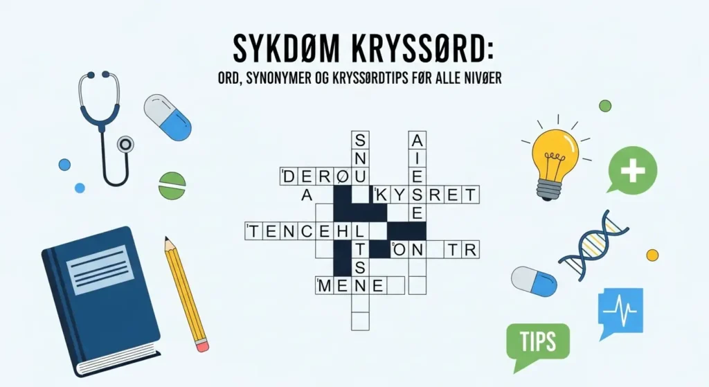 Sykdom Kryssord