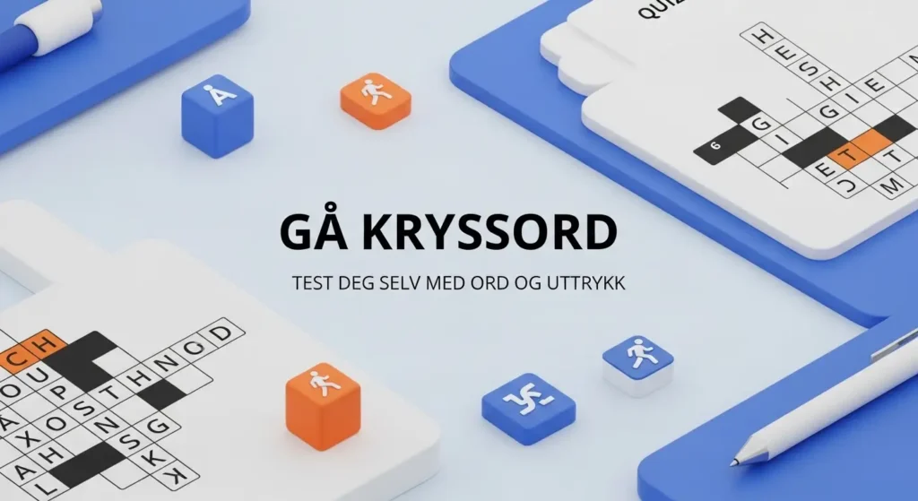 Gå Kryssord