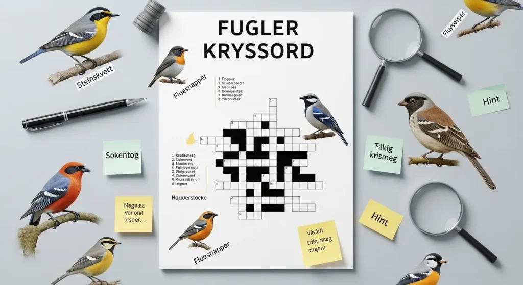 Fugler Kryssord