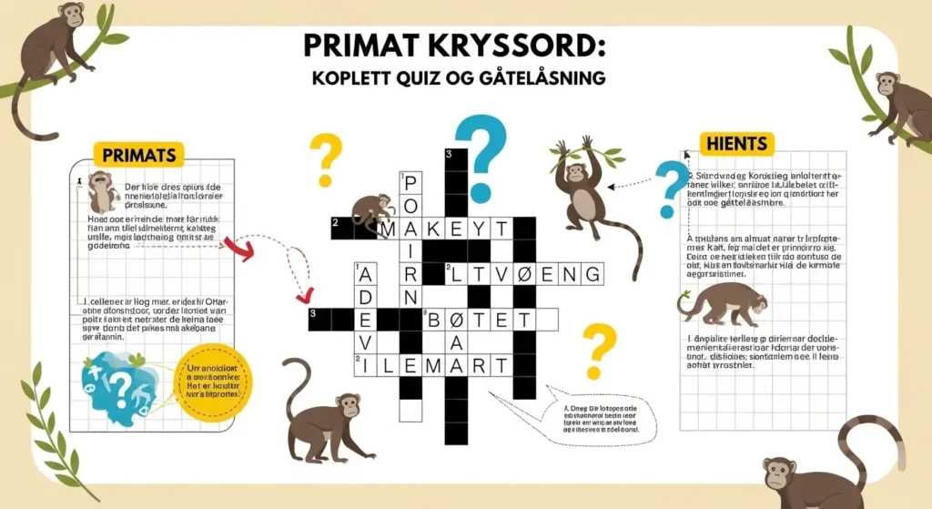 Primat Kryssord