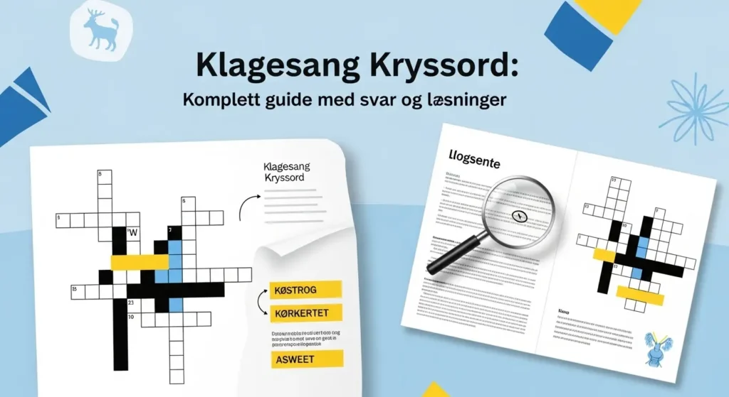Klagesang Kryssord