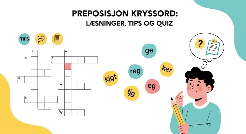 Preposisjon Kryssord