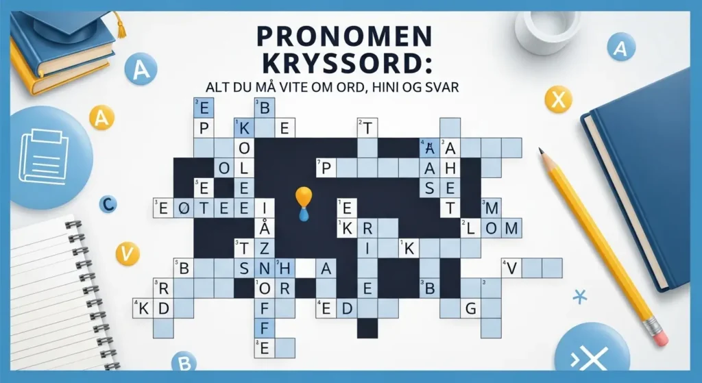 Pronomen Kryssord