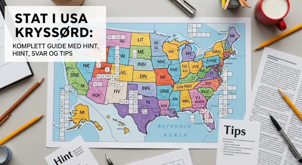 Stat i USA Kryssord