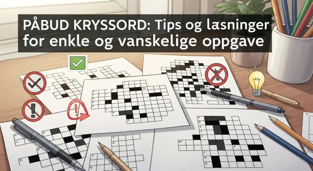 Påbud Kryssord