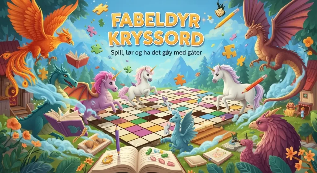 Fabeldyr Kryssord