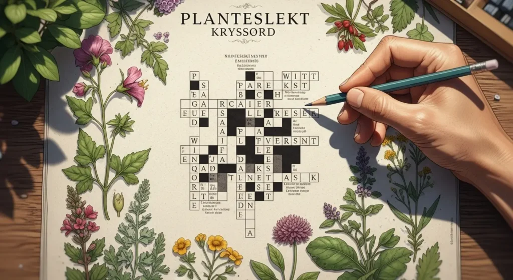 Planteslekt Kryssord