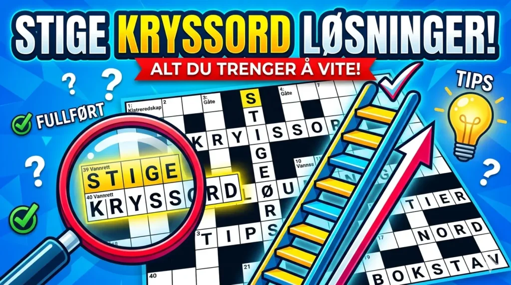 Stige Kryssord