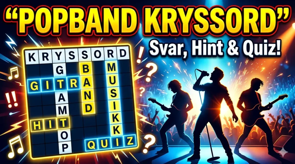 Popband Kryssord